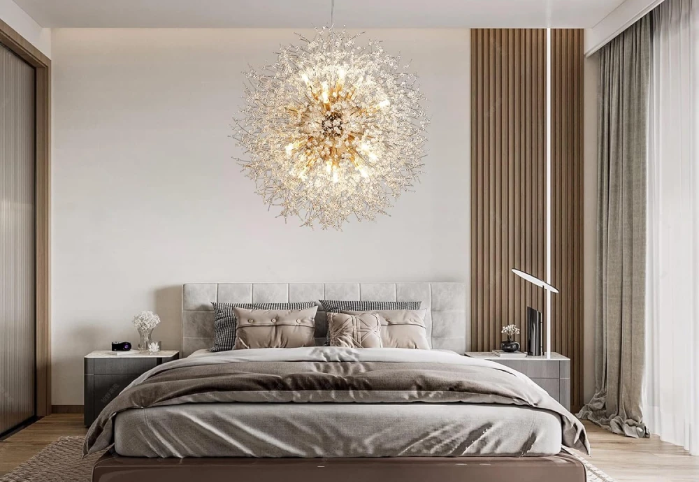 flushmount crystal chandelier