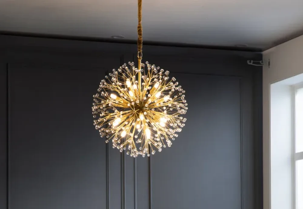 round crystal chandelier